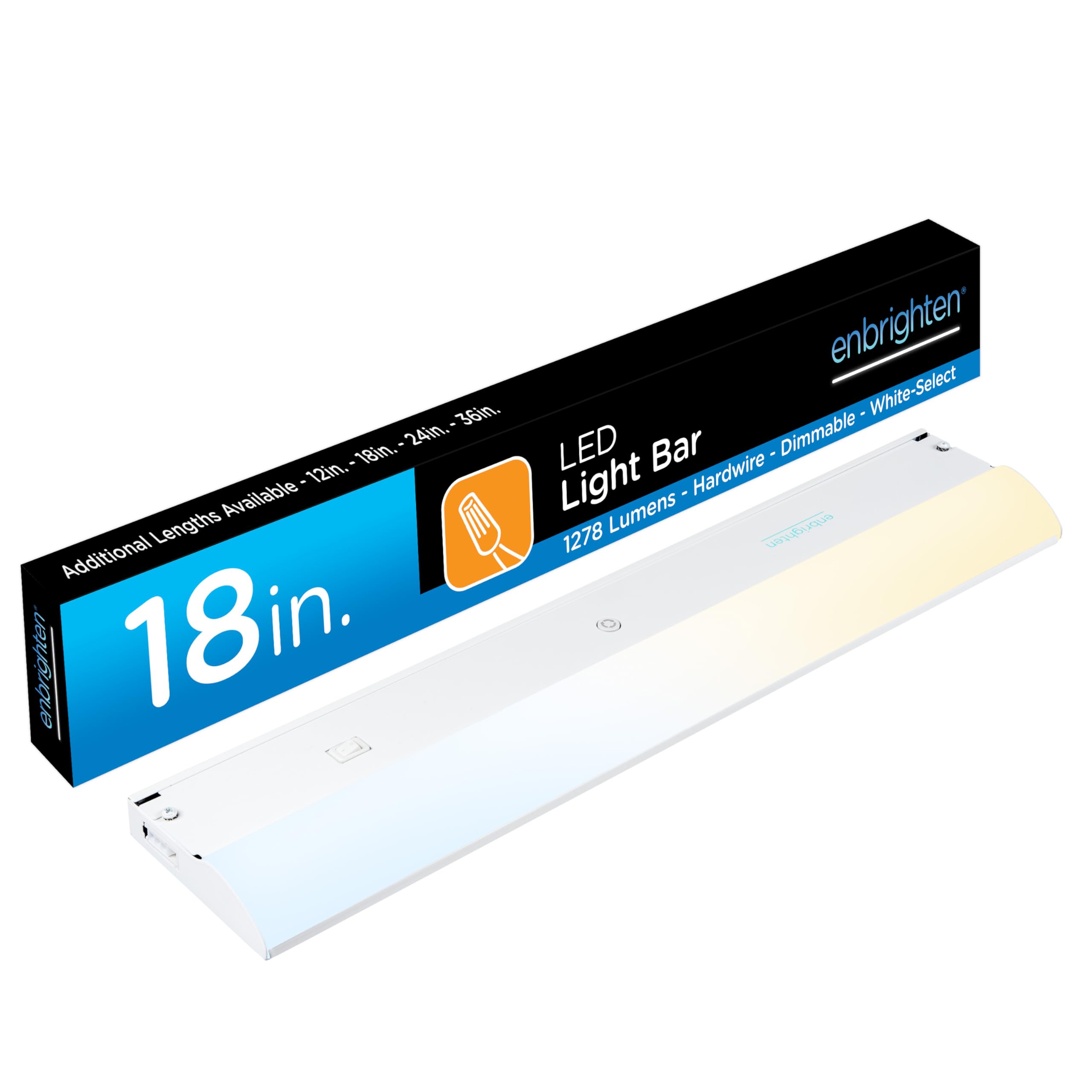 Ha Dim！ Enbrighten 18 inch Hardwired Under Cabinet Lights, 1275
